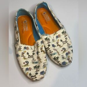 Preloved Skechers Bobs for Dogs Printed Slip-On Shoes - Cream, Women’s 10